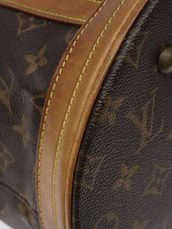 Authentic LOUIS VUITTON Monogram Bucket GM Shoulder Bag M42236 LV - Picture 3 of 16